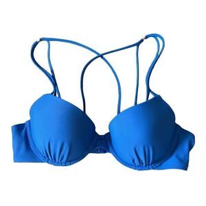 Aerie‎ Bridget Bikini Top Women's 36B Blue Swimsuit Top